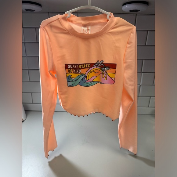 Kids Long Sleeve Swim Top - Picture 1 of 3